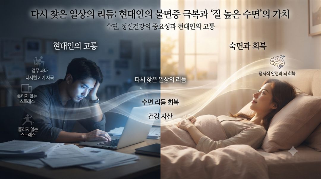 수면·정신건강의 중요성과 현대인의 고통